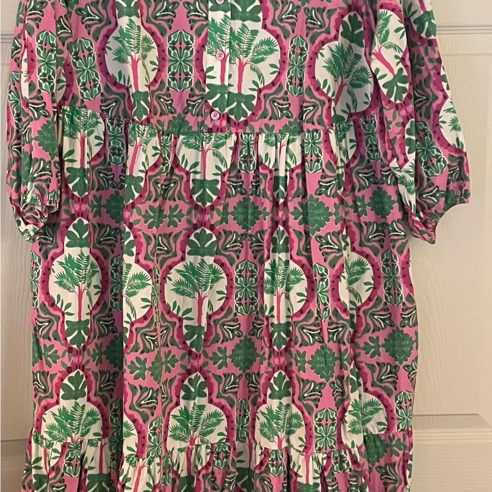 Maeve by Anthropologie “The Bettina” Tiered Shirt Dress - Picture 4 of 9